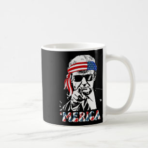 Trump Happy 4th Of July Trump American Flag 1  Coffee Mug