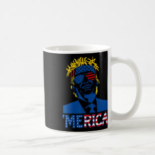Trump Happy 4th Of July Trump American Flag Gifts  Coffee Mug