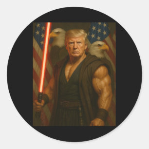 Trump Happy May 4th To All Americans Classic Round Sticker