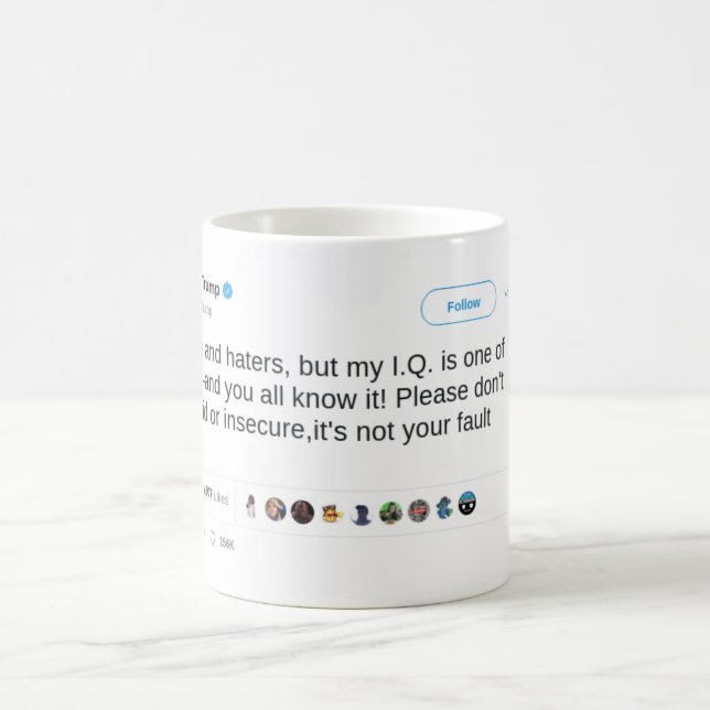 Trump - Haters and Losers! Coffee Mug (Center)