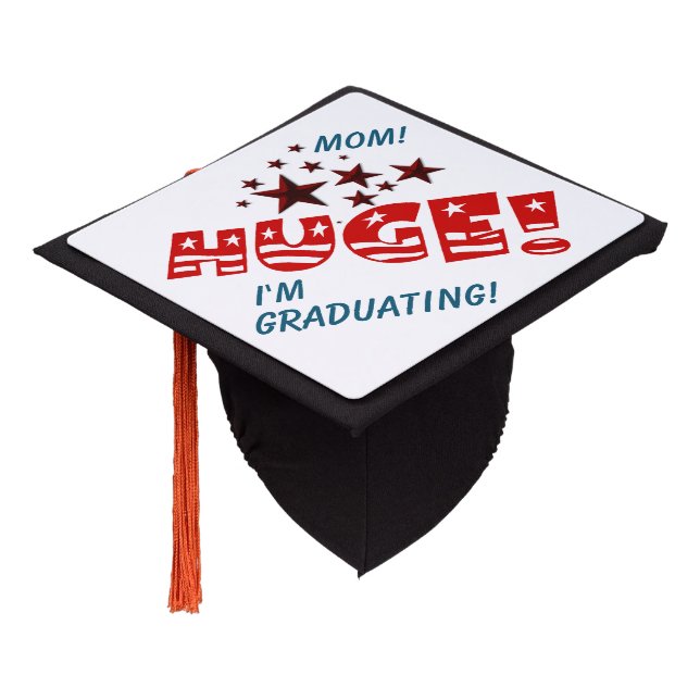 Trump HUGE Party Celebration Graduation Party Graduation Cap Topper (Angled)
