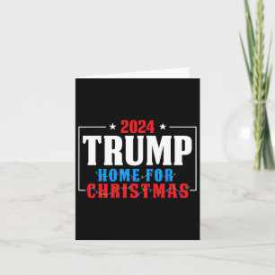Trump I’ll Be Home For Christmas Lights Xmas Pajam Card