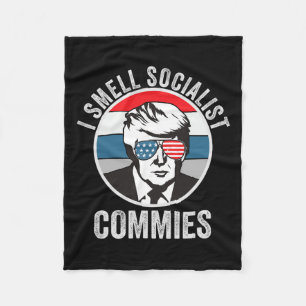Trump I Smell Commies Political Humour  Fleece Blanket