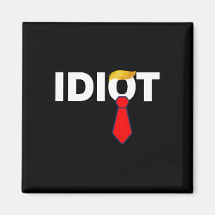 Trump Idiot Anti-trump Tariffs Protest Hands Off 2 Magnet