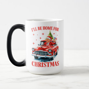 Trump I'll Be Home for Christmas Magic Mug