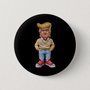 Trump I'm Just A Chill Guys Funny 2024 Chill Guy M 2 Inch Round Button