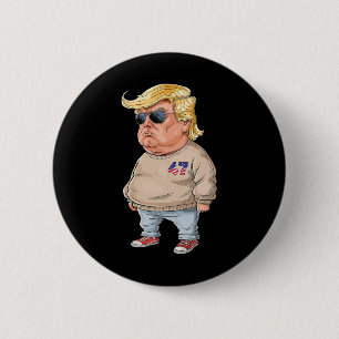Trump I'm Just A Chill Guys Funny 2024 Meme 2 Inch Round Button