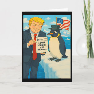 Trump Imposing Tariff On Penguin Anime Politics Me Card