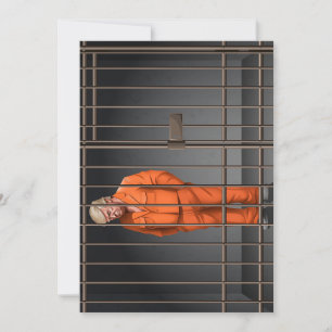 Trump in Jail 5" x 7" Flat Thank You Card