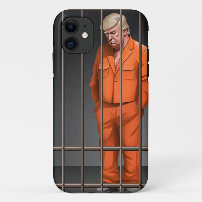 Trump in Jail Case-Mate Phone Case, Apple iPhone 1 Case-Mate iPhone Case (Back)