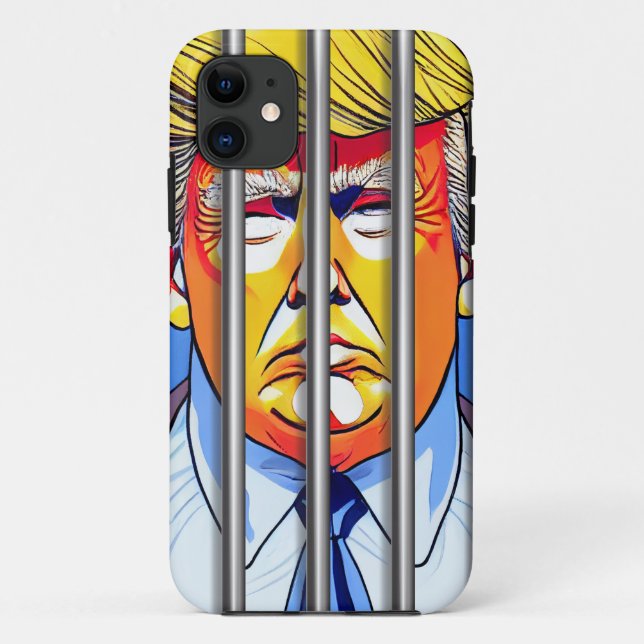 Trump in Jail  Case-Mate Phone Case, Apple iPhone  Case-Mate iPhone Case (Back)