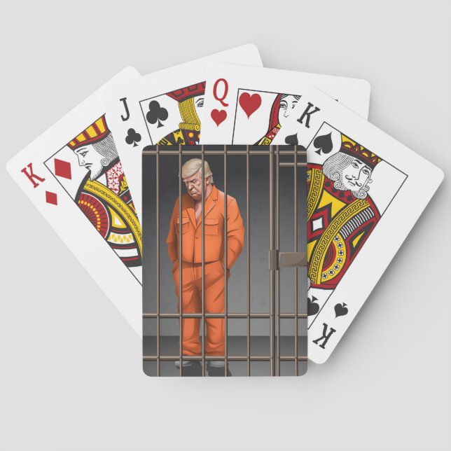 Trump in Jail Playing Cards (Back)