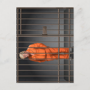 Trump in Jail Post Card