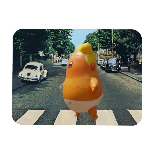 Trump in London Magnet (Horizontal)