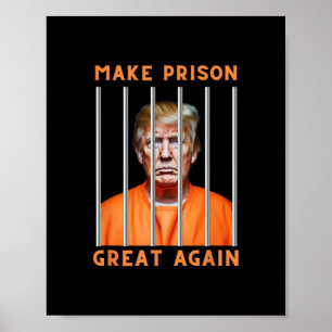 Trump In Prison  Poster