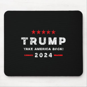 Trump Ination Attempt You Missed Twice 2 Sided Mouse Pad
