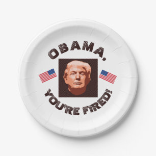 Trump Inauguration 2017 Custom Colour Paper Plate