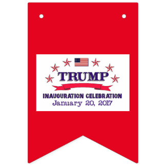 Trump Inauguration Bunting Flags
