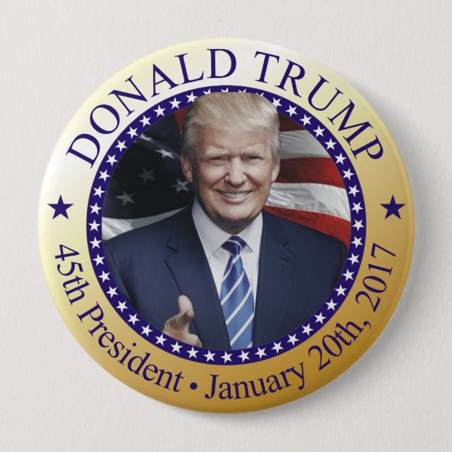 Trump Inauguration Button (Front)