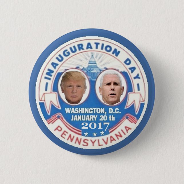 TRUMP Inauguration Button (Front)