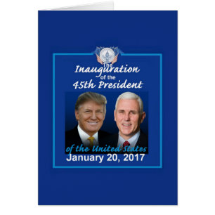 TRUMP Inauguration Card