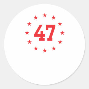 Trump Inauguration Classic Round Sticker