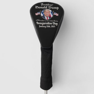 Trump Inauguration Day 2025 47th USA President Golf Head Cover