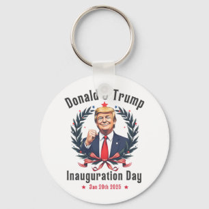 Trump Inauguration Day 2025 Donald J Trump 47th Vi Keychain