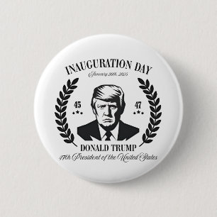 Trump Inauguration Day 2025 Proud Maga  2 Inch Round Button