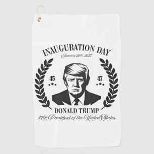 Trump Inauguration Day 2025 Proud Maga  Golf Towel