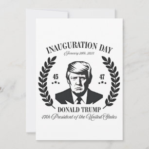 Trump Inauguration Day 2025 Proud Maga Invitation