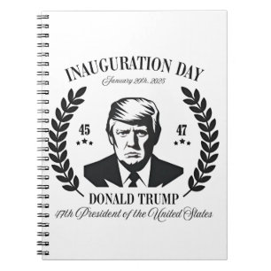 Trump Inauguration Day 2025 Proud Maga Notebook