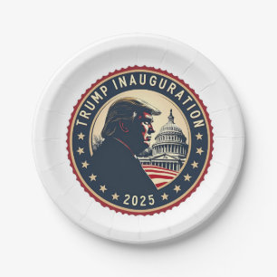 Trump Inauguration Day 2025 Proud Maga Paper Plate
