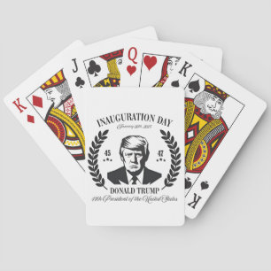 Trump Inauguration Day 2025 Proud Maga  Playing Cards