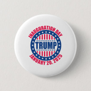 Trump Inauguration Day 2025 Usa Patriotic January 2 Inch Round Button