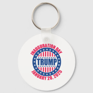 Trump Inauguration Day 2025 Usa Patriotic January Keychain