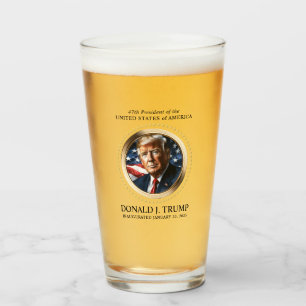 Trump Inauguration Day Collectable Beer Glass