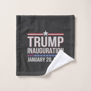 Trump inauguration Day January 2025 President  Wash Cloth