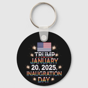 Trump Inauguration Day January 20, 2025  Keychain