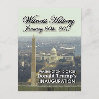TRUMP Inauguration postcard