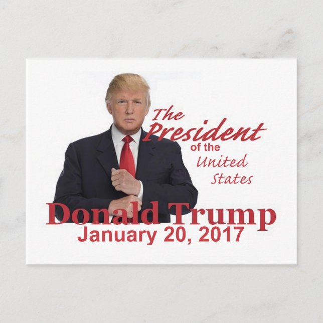 TRUMP Inauguration Postcard (Front)
