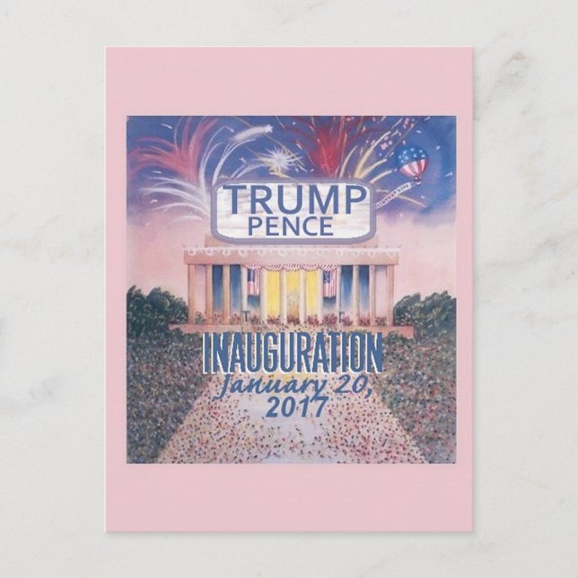 TRUMP Inauguration Postcard (Front)