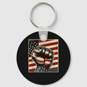 Trump Inauguration Republican Patriotic American P Keychain