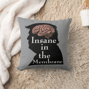 Trump/Insane Throw Pillow