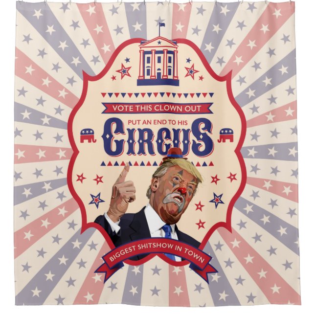 Trump Is A Clown - Vintage Circus Poster (Front)