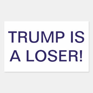 TRUMP IS A LOSER Dumb Drump Hankamer Artjunkhaus Sticker