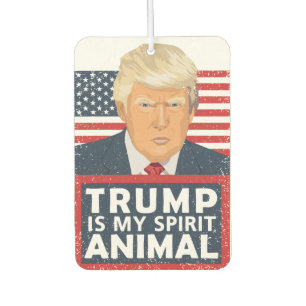 Trump is My Spirit Animal Funny Air Freshener