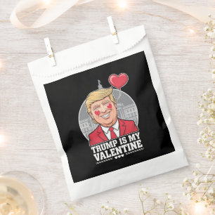 Trump is My Valentine Retro Valentines Day Favour Bag