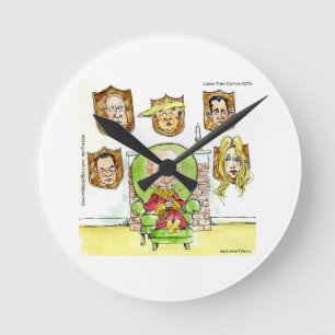 Trump Is Putin On The Ritz Gifts Round Clock