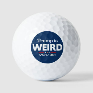 Trump is Weird, Funny Anti-Trump , 2024 Kamala  Golf Balls